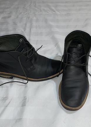 Кожаные дезерты / ботинки barbour оригинал, демисезон 3