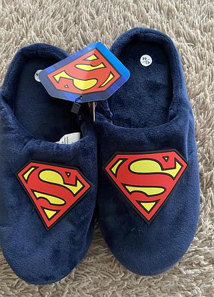 Капці чоловічі superman сині