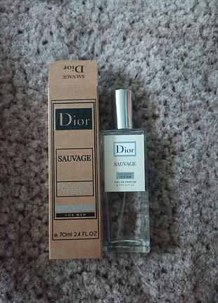 Чоловічий тестер dior sauvage 60 ml