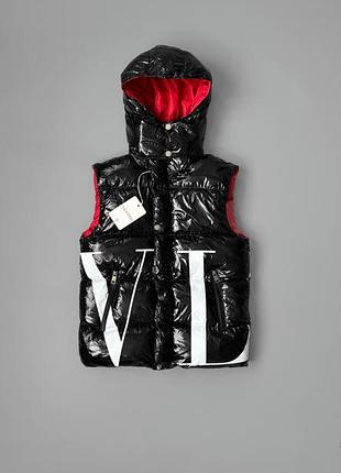 Жилетка moncler x valentino чорна