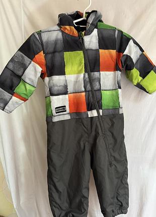 Цільний зимовий термо комбінезон quiksilver 24m (зріст 86-92) мембрана