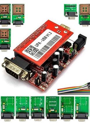 Універсальний програматор upa usb v1.3 чип-тюнінг eeprom + адаптери obd