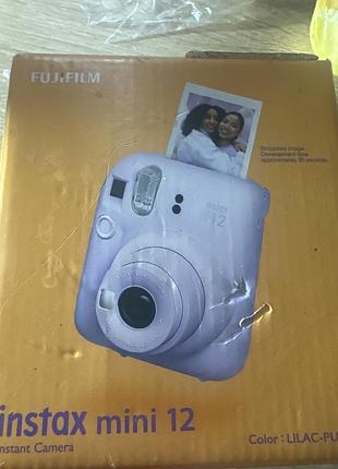 Фотоапарат fujifilm instax mini 12 purple