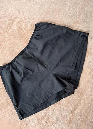Жіночі шорти gore wear 2-в-1 для бігу з тайтсами, чорні, розмір s/36