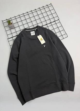 Світшот lyle and scott сірий