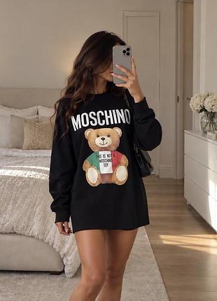 Лонгслив moschino кофта moschino джемпер moschino реглан moschino лонгслів