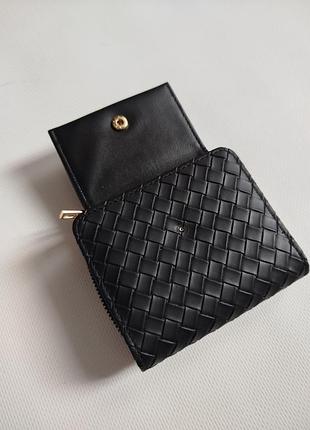 Компактний гаманець у стилі bottega veneta (новий, з нюансом)