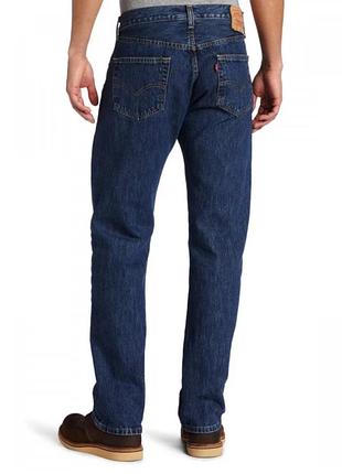 Джинсы мужские levi's original fit 100% хлопок(не тянутся)