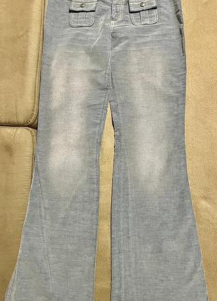 Жіночі брюки polo ralph lauren вельветові кльош, polo jeans, штани bootcut