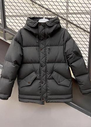 Оригінал зимовий пуховик парка куртка пуфер jordan wings outdoor down parka jacket black джордан чорний