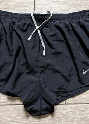 Мужские шорты для бега nike dri-fit мужские короткие шорты 2 в 1 nike