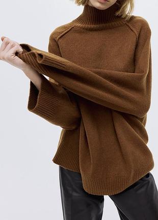 Светр жіночий h&m коричневий