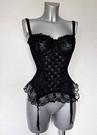 Топ женский dollskill готический корсет черный y2k