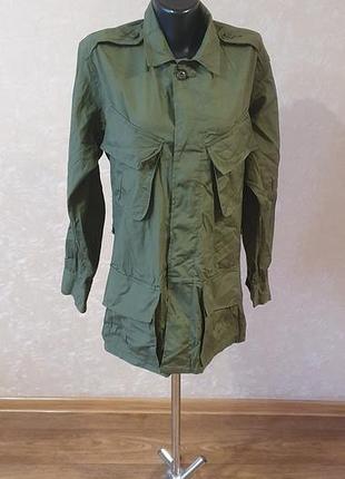Оригинальная винтажная куртка us army jungle fatigue jacket 1965 2nd pattern (вьетнам), р xs-r
