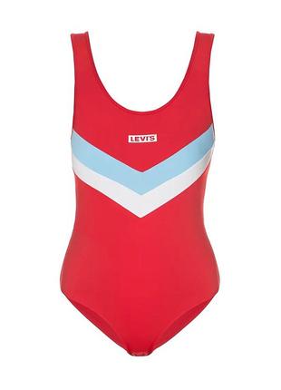 Червоне боді levi's florence bodysuit
