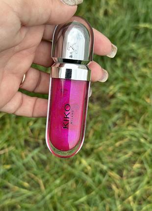 Блиск для губ 3d hybra lipgloss від kiko milano ❤️23