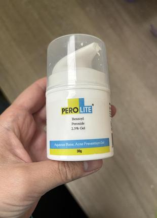 Гель для обличчя perolite benzoyl peroxide 2,5% gel 30г