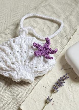 Чохол для airpods , ракушка, handmade