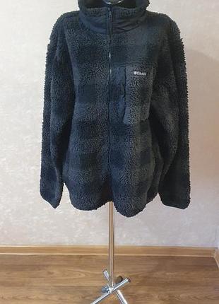 Мужская флисовая кофта шерпа columbia winter pass print fleece jacket, размер xxl (оригинал)