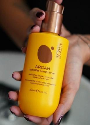 Кондиціонер screen argan lamellar conditioner для всіх типів волосся 2
