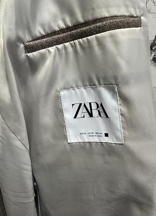 Пальто чоловіче zara бежеве 4