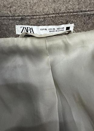 Пальто чоловіче zara бежеве 3