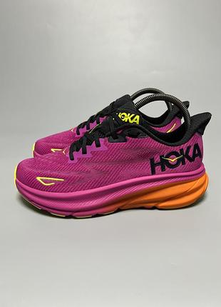 Кросівки для комфортної ходьби бігу тренувань hoka one one clifton 9 оригінал 1127896 fck