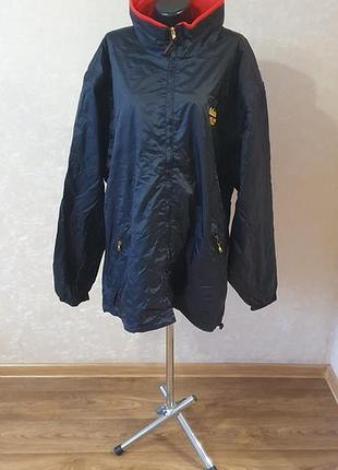 Мужская куртка-ветровка leikeim premium с флисовым воротником, размер xl-xxl
