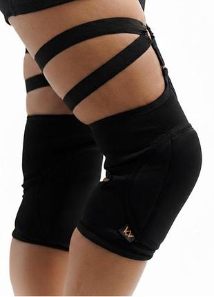 Наколінники spider black захисні розмір l для танців, high heels, спорту