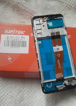 Дисплей для телефону samsung a03s з рамкою