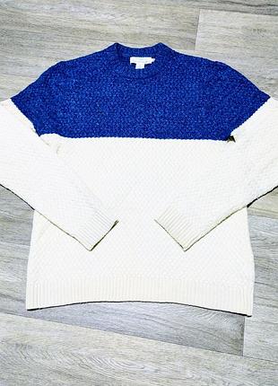 Мужской тёплый свитер logg h&m , размер l , шерсть/полиамид .