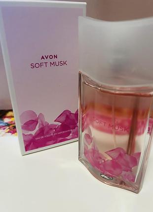 Туалетна вода soft musk avon