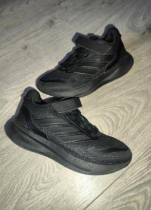 Детские черные кроссовки runfalcon 5 kids 30р.1/2