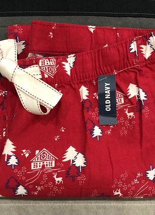 Фланелевые брюки old navy, состав 100 хлопок