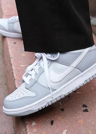 Кросівки жіночі nike dunk low сірі