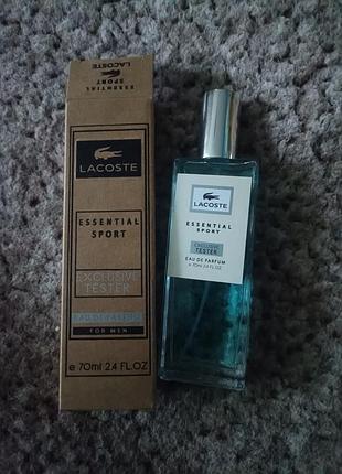 Мужской тестер lacoste essential sport 60 ml