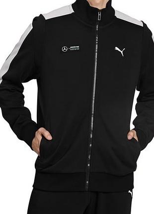 Мужская уникальная спортивная кофта puma mercedes f1 оригинал