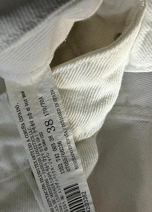 Джинсові шорти білі мом 38 3
