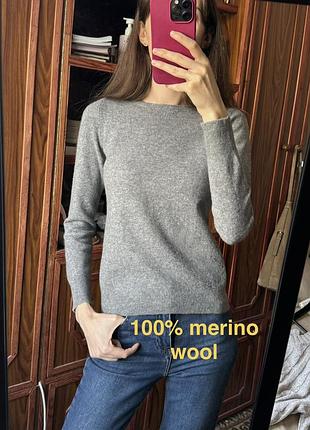 Джемпер / светр 100% вовна меріноса від stile benetton