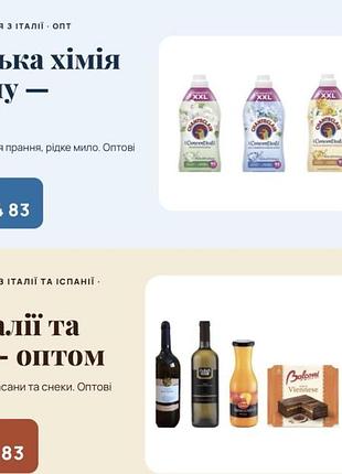 Товари з європи оптом