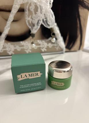 Антивікову ліфтинг-маску преміумкласу la mer the lifting firming mask у мініатюрному тревел-форматі (делюкс-мініатюра 7 мл