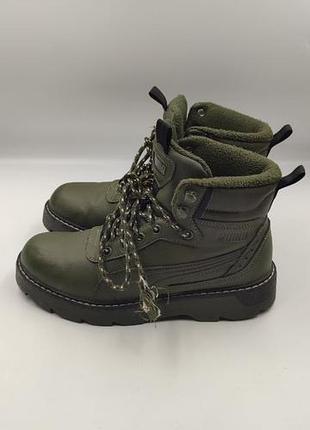 Кожаные зимние ботинки хайкеры puma desierto v3 boot размер eu 37-38