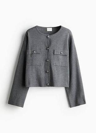 H&m кардиган на гудзиках р. м
