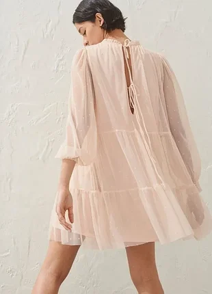 Легка повітряна сукня h&m в стилі бохо бейбідолл babydoll s