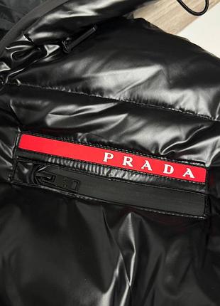 Куртка чоловіча prada чорна 3