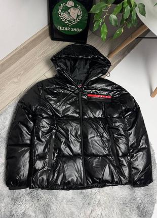 Куртка чоловіча prada чорна