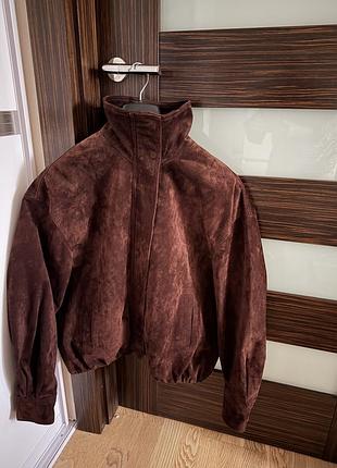 Куртка натуральна замша zara