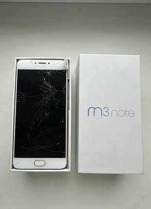 Meizu m3 note золотой на запчасти