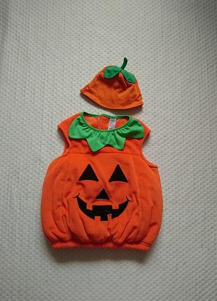 Карнавальний костюм гарбуз тиквочка на хеллоуін halloween 1,5-2 роки