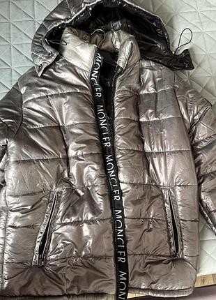 Шикарный пуховик moncler 7